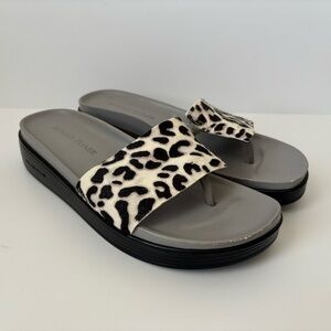 Donald Pliner Fifi Platform Wedge Sandal 9.5 Calf Hair